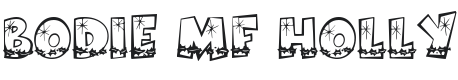 Bodie MF Holly Font Preview