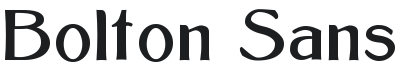 Bolton Sans Font Preview