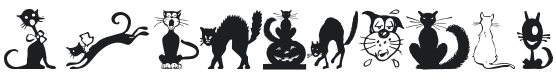 Border Cats Font Preview