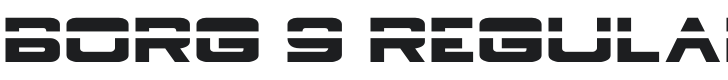 Borg 9 Font Preview