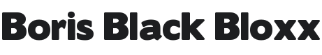 Boris Black Bloxx Font Preview