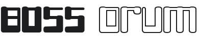Boss Drum Font Preview