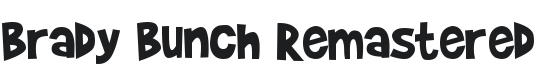 Brady Bunch Remastered Font Preview