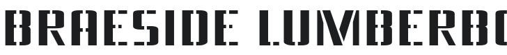 Braeside Font Preview