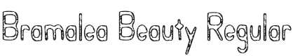 Bramalea Beauty Font Preview