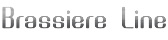Brassiere Line Font Preview