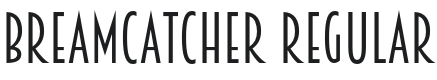 Breamcatcher Font Preview