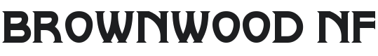 Brownwood NF Font Preview