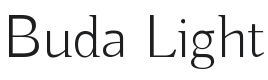 Buda Font Preview