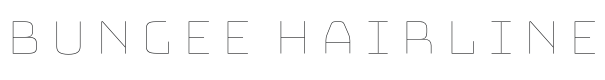Bungee Hairline Font Preview