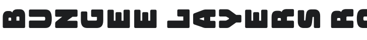 Bungee Layers Rotated Outline Font Preview