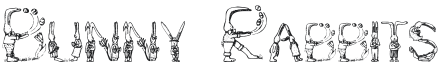 Bunny Rabbits Font Preview