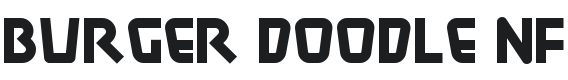 Burger Doodle NF Font Preview