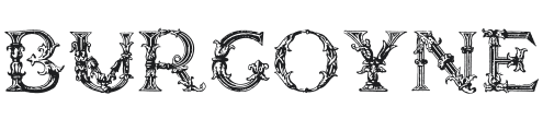 Burgoyne Initials Font Preview
