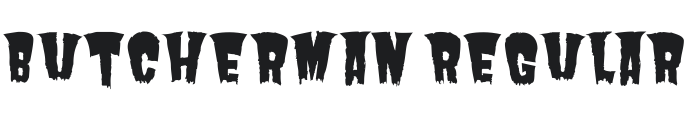 Butcherman Font Preview