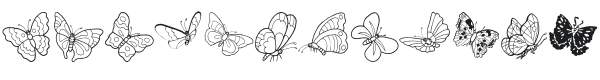 ButterFly Font Preview