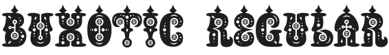 Buxotic Font Preview