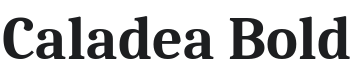 Caladea Bold Font Preview