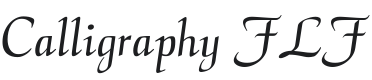 CalligraphyFLF Font Preview