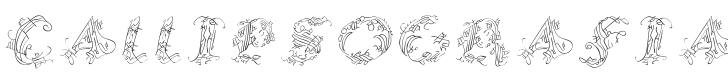 CalliPsoGrafia Italic Font Preview