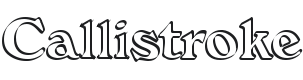 Callistroke Font Preview