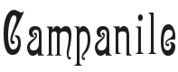 Campanile Font Preview