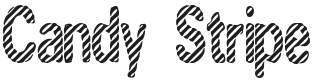 Candy Stripe Font Preview
