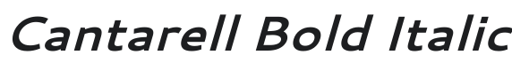 Cantarell Bold Italic Font Preview