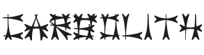 Carbolith Font Preview