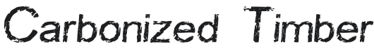 Carbonized Timber Font Preview