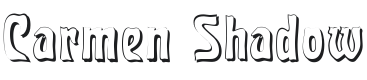 Carmen Shadow Font Preview