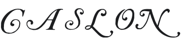 Caslon Initials Font Preview