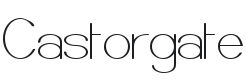 Castorgate Font Preview