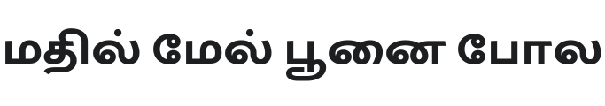 Catamaran ExtraBold Font Preview