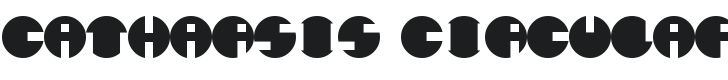 Catharsis Circular Font Preview