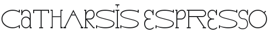 Catharsis Espresso Font Preview