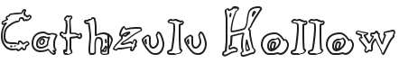 Cathzulu Hollow Font Preview