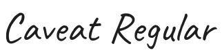 Caveat Font Preview