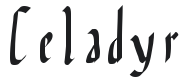 Celadyr Font Preview