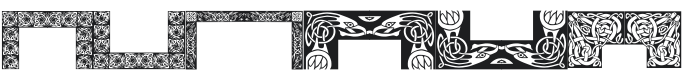 Celtic Frames Font Preview
