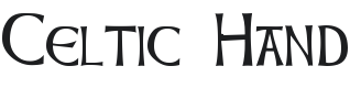 Celtic Hand Font Preview
