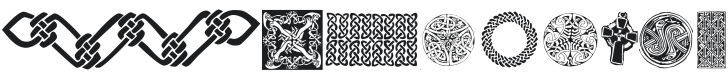 Celtic Patterns Font Preview