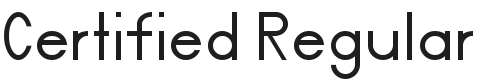 Certified Font Preview