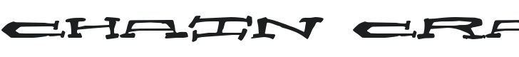 Chain Crank Font Preview