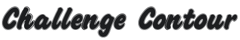 Challenge Contour Font Preview