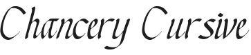 Chancery Cursive Font Preview