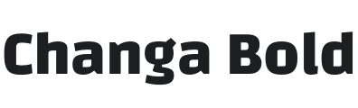 Changa Bold Font Preview