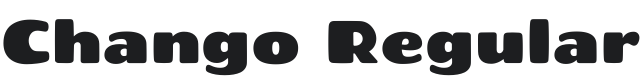 Chango Font Preview