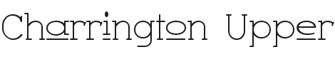 Charrington Upper Font Preview