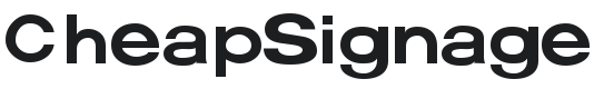CheapSignage Font Preview